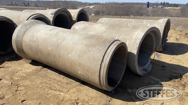 (3) Concrete storm pipes